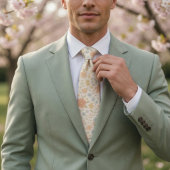 Zachte Pastel Lente Bloesem Stropdas
