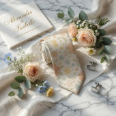 Zachte Pastel Lente Bloesem Stropdas