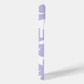 'Zachte Pastel Paarse Bloem' iPhone 15 Hoesje (Achterkant / Rechts)
