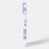 'Zachte Pastel Paarse Bloem' iPhone 15 Hoesje (Achterkant / Links)