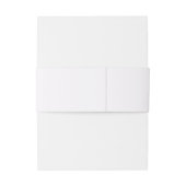 Zachte pastel Paarse minimale bruiloft Uitnodigingen Wikkel (Achterkant Voorbeeld)