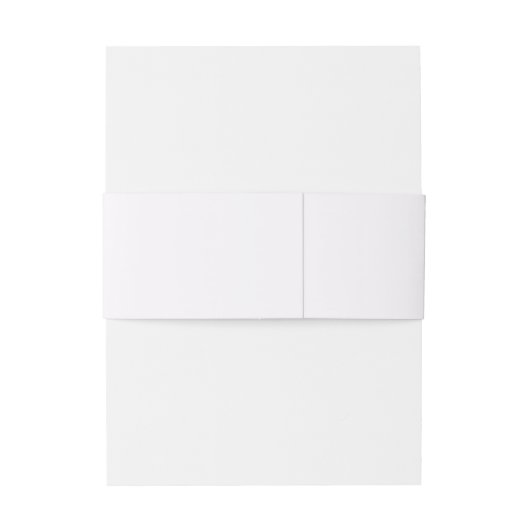 Zachte pastel Paarse minimale bruiloft Uitnodigingen Wikkel (Achterkant Voorbeeld)