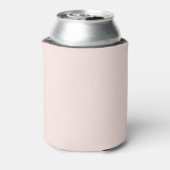 Zachte Pastel Perzik Effen Kleur Blikjeskoeler (Blikje Achterkant)