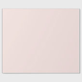 Zachte Pastel Perzik Effen Kleur Cadeaupapier (Vlak)