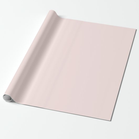 Zachte Pastel Perzik Effen Kleur Cadeaupapier (Uitgerold)