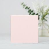 Zachte Pastel Perzik Effen Kleur  Kaart (Staand voorkant)