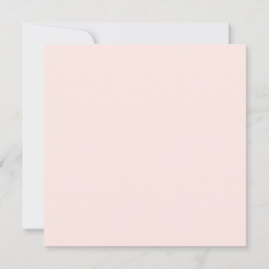 Zachte Pastel Perzik Effen Kleur  Kaart (Voorkant)