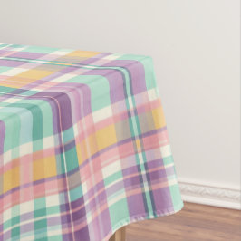 Zachte Pastel Plaid Tafelkleed