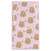 Zachte Pastel Poodle Cadeautas – Valentijn & Meer (Achterkant)