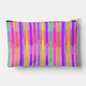 Zachte Pastel Regenboog Strepen Etui (Achterkant)