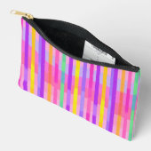 Zachte Pastel Regenboog Strepen Etui (Open)