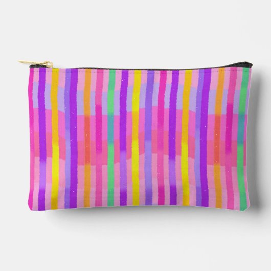 Zachte Pastel Regenboog Strepen Etui (Voorkant)