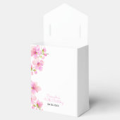Zachte Pastel Roze Kersenbloesem Sakura Verjaardag Bedankdoosjes (Geopend)