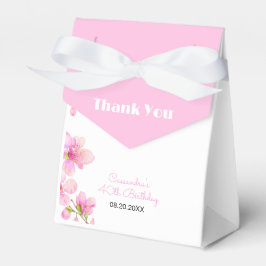 Zachte Pastel Roze Kersenbloesem Sakura Verjaardag Bedankdoosjes