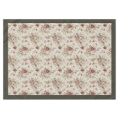 Zachte pastel Shabby Chic Delicate Bloempatronen Tafelkleed (Voorkant (Horizontaal))