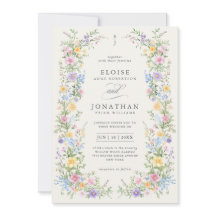 Zachte Pastel Sierlijke Lente Bloemencode QR Huwel
