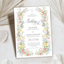 Zachte Pastel  Spring Garden Floral Wedding