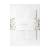 Zachte Pastel Spring Garden Floral Wedding Uitnodigingen Wikkel (Voorkant Voorbeeld)