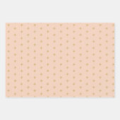 Zachte Pastel Sterren Gestreept Inpakpapier Vel (Voorkant 2)