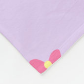 zachte pastel stippen en strikken fleece deken (Hoek)