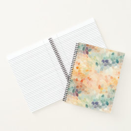 Zachte Pastel Waterverf Abstract Notitieboek