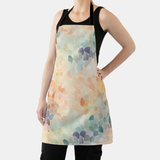 Zachte Pastel Waterverf Abstract Schort (Insitu)