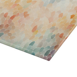 Zachte Pastel Waterverf Abstract Snijplank