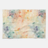 Zachte Pastel Waterverf Abstract Theedoek (Horizontaal)