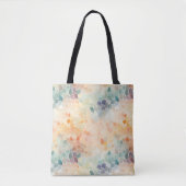 Zachte Pastel Waterverf Abstract Tote Bag (Voorkant)