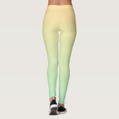 Zachte Pastel Waterverf Gradient  Leggings (Achterkant)