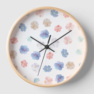 Zachte Pastel Wilde Bloemen Patroon