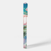 Zachte pastel zangvogels met pioenen Case-Mate iPhone case (Achterkant / Rechts)