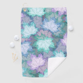 Zachte pastelbladeren golfhanddoek (Insitu)