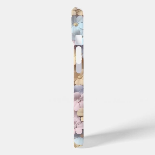 Zachte Pastelbloesem 3D Bloemen Telefoonhoesje Case-Mate iPhone Case (Achterkant / Links)