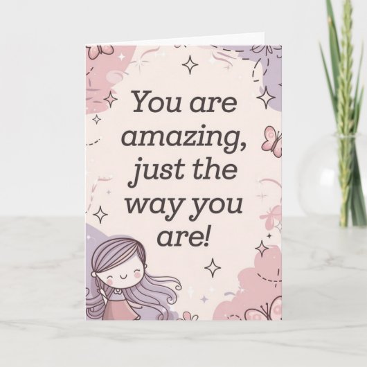 Zachte pasteldromen achtergrond kaart (Voorkant)