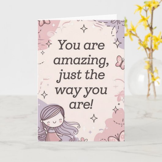 Zachte pasteldromen achtergrond kaart (Gele Bloem)