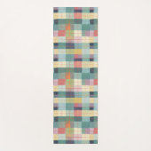 zachte pastelflanel yogamat (Voorkant)