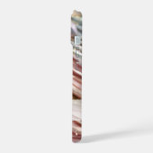 Zachte Pastelglitter Roze, Blauw, Goud & Zilver iPhone 15 Case (Linkerkant)