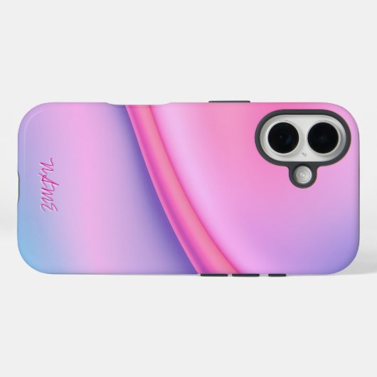 Zachte pastelgradiënt achtergrond Case-Mate iPhone case (Achterkant (horizontaal))