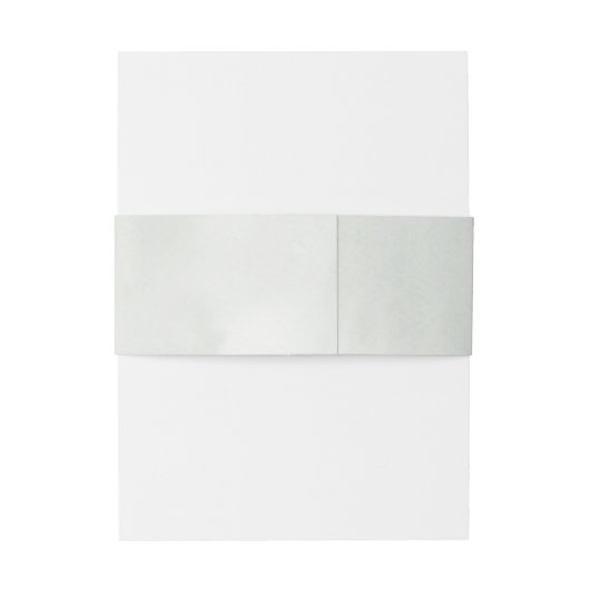 Zachte pastelgroen Elegant Script bruiloft Uitnodigingen Wikkel (Achterkant Voorbeeld)