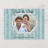 Zachte pastelijns van Sage Green Aankondigingskaart (Voorkant)