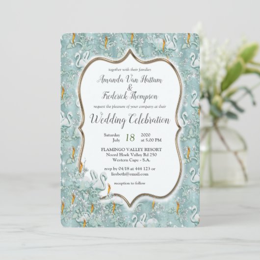 Zachte pastelijns van Sage Green Kaart (Staand voorkant)