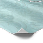 Zachte pastelijns van Sage Green Poster (Hoek)