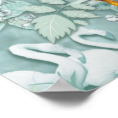 Zachte pastelijns van Sage Green Poster (Hoek)