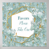 Zachte pastelijns van Sage Green Poster (Voorkant)