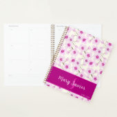 Zachte pastelkersenbloesem bloemen planner (Display)