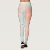 Zachte pastelkleur All-Over-Print Leggings (Achterkant)
