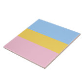 Zachte pastelkleuren tegeltje (Zijkant)