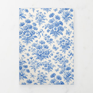 zachte pastelkleurenpalet, bloemen drieluik kaart