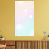 zachte pastelkleurige verloopachtergrond is gestip canvas afdruk (Insitu (Woonkamer))